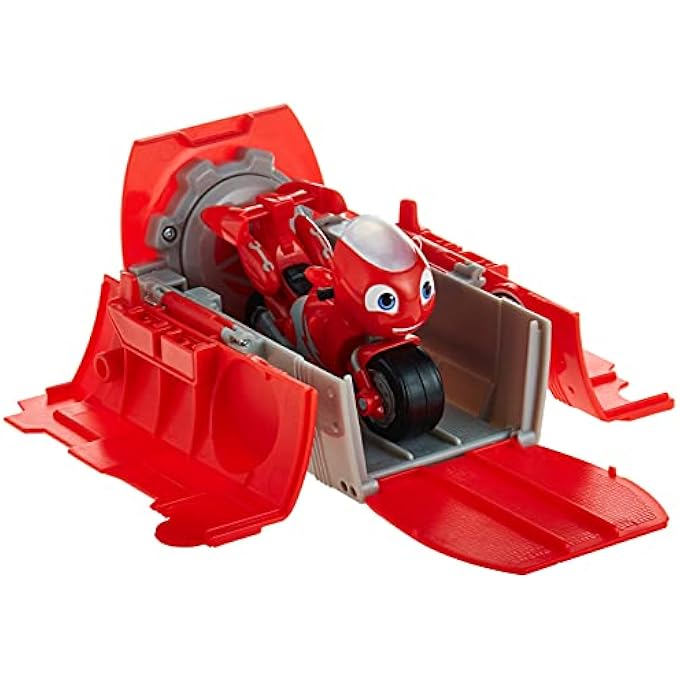 TOMY POP & GO POD PLAYSET FEATURING WITH 2 ACCESSORIES FREE-WHEELING, FREE STANDING TOY BIKE AND SPEED LAUNCHER, T20031 - Image 1
